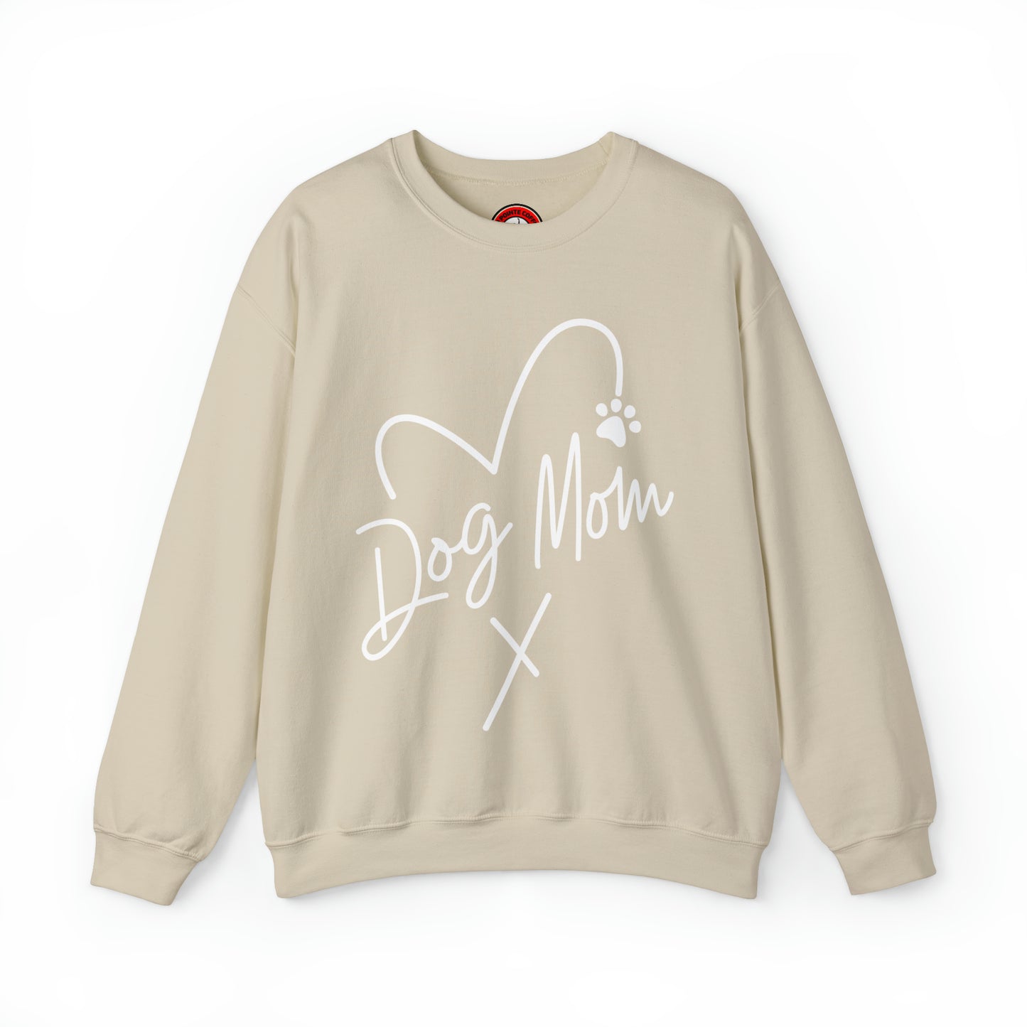 Dog Mom Heavy Blend™ Crewneck Sweatshirt