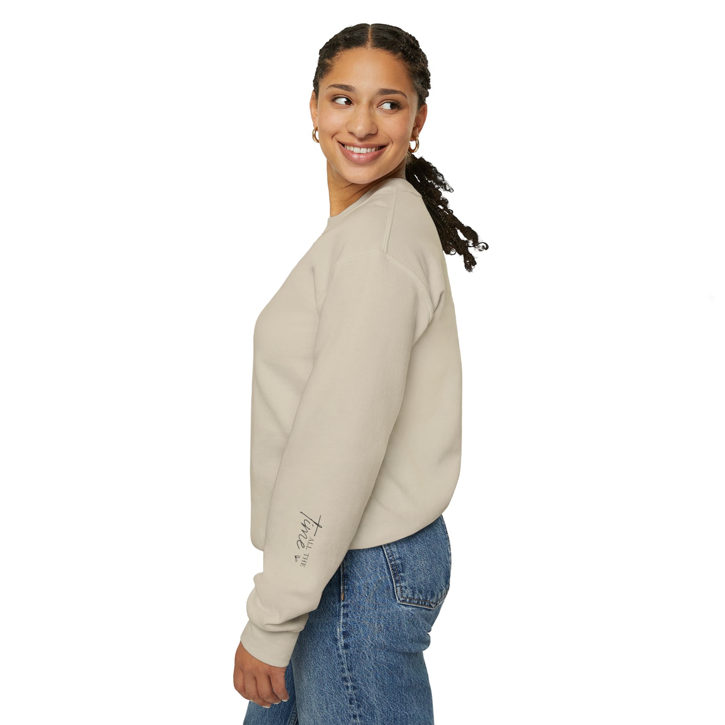 God is good all the time Heavy Blend™ Crewneck Sweatshirt