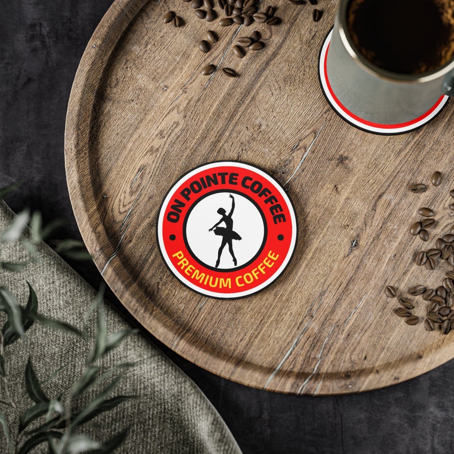On Pointe Coffee Coasters - On Pointe Coffee