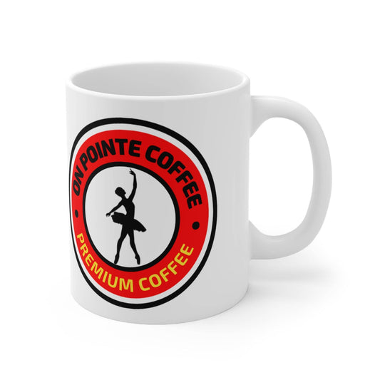 On Pointe Coffee Ceramic Mug 11oz - On Pointe Coffee