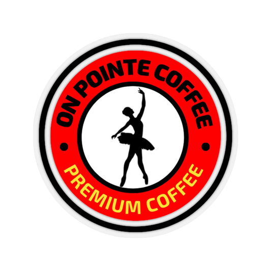 On Pointe Coffee Kiss-Cut Stickers - On Pointe Coffee