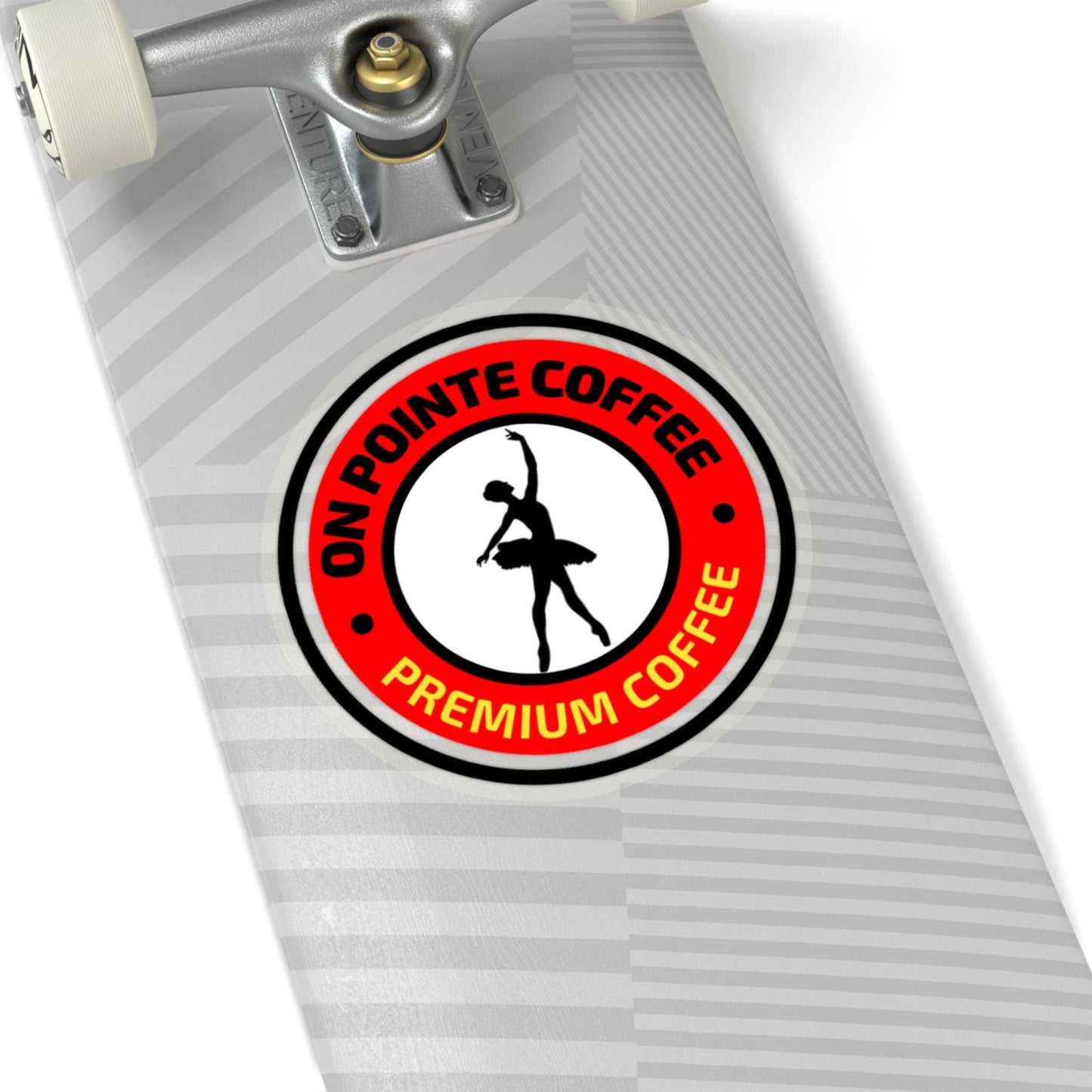 On Pointe Coffee Kiss-Cut Stickers - On Pointe Coffee