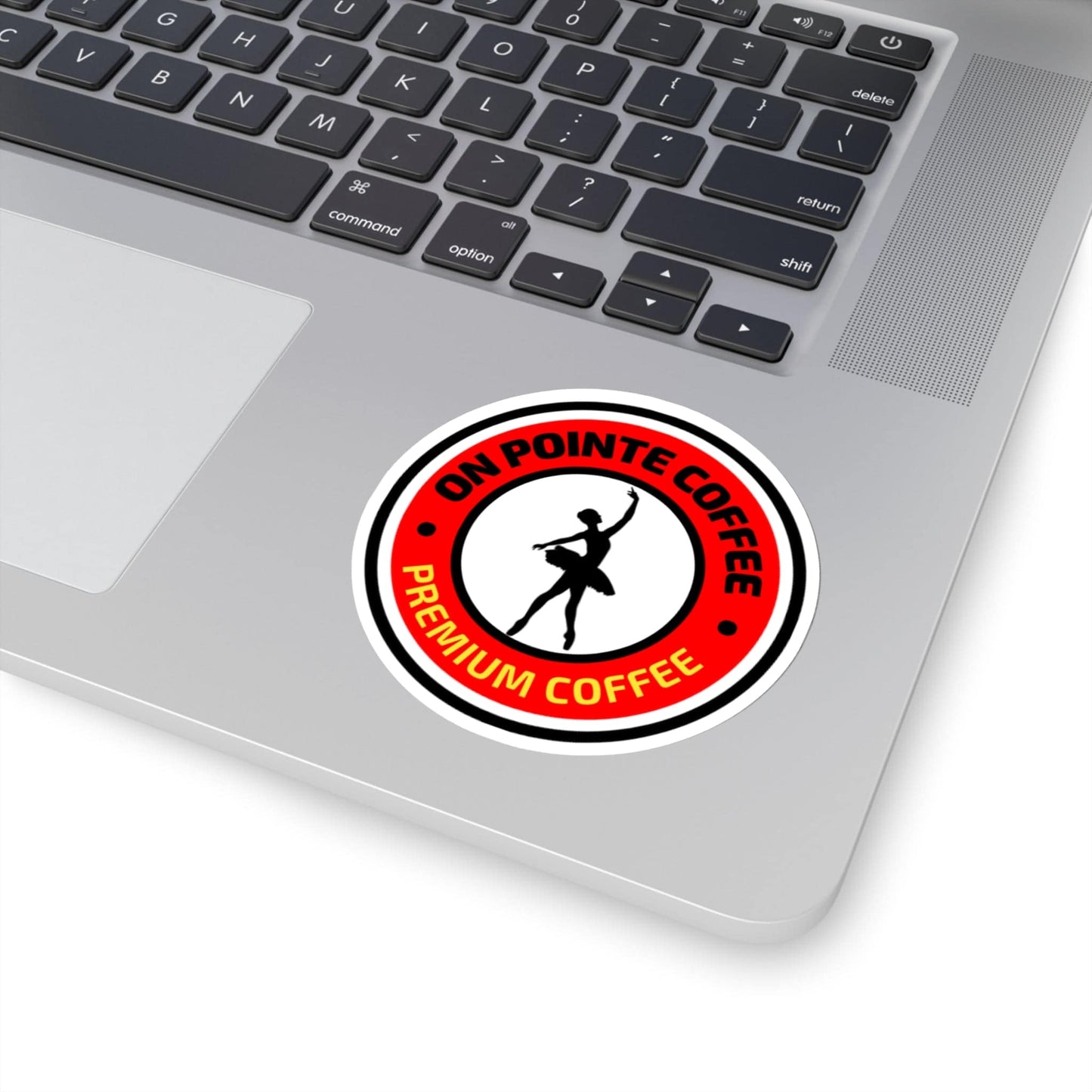 On Pointe Coffee Kiss-Cut Stickers - On Pointe Coffee