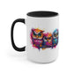 Colorful Owls Mug