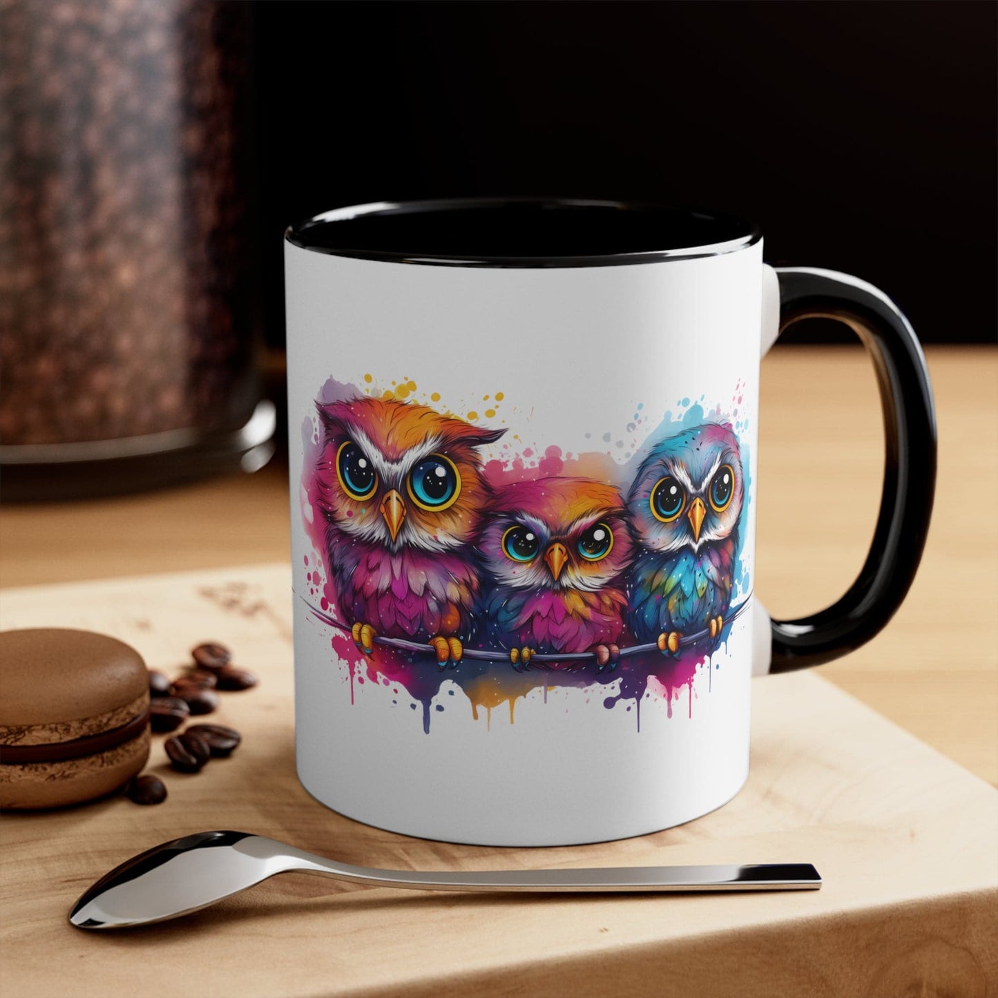 Colorful Owls Mug