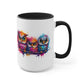 Colorful Owls Mug