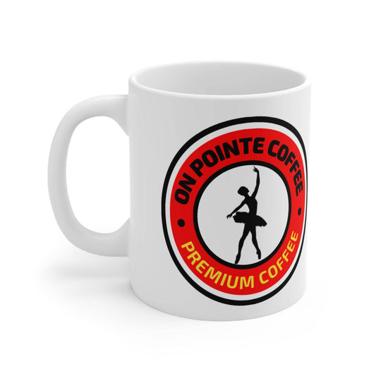 On Pointe Coffee Ceramic Mug 11oz - On Pointe Coffee